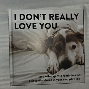 I Don't Really Love You Book (And Other Reminders Of Existenial Dread..